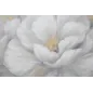 OBRAZ NA PŁÓTNIE WHITE/GOLD FLOWER 140X3,7X70 cm